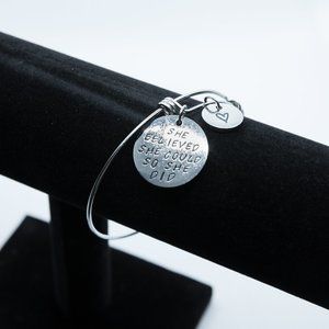She Believed She Could So She Did Bracelet